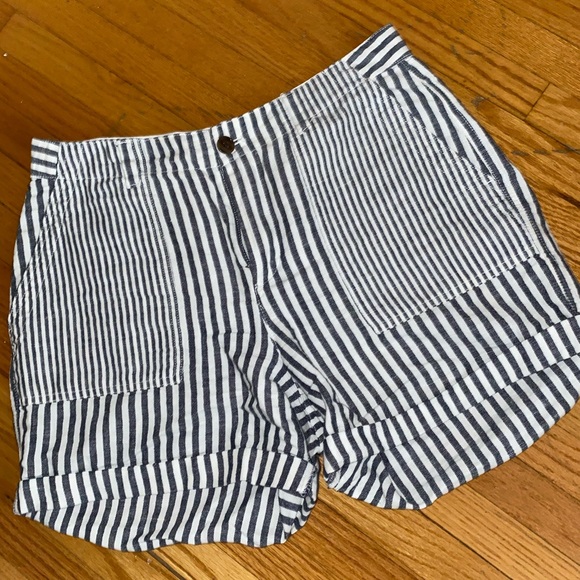 GAP Girlfriend Chino Short blue/white stripped - Picture 4 of 4